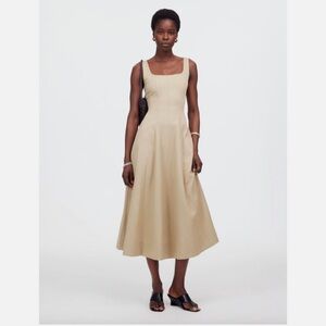 Madewell Dress 2 Seamed Summer Khaki